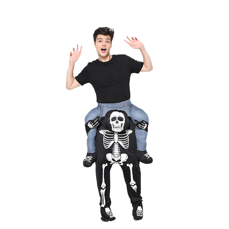 Unique Skeleton - Riding Costume: Stand Out at Halloween & Parties