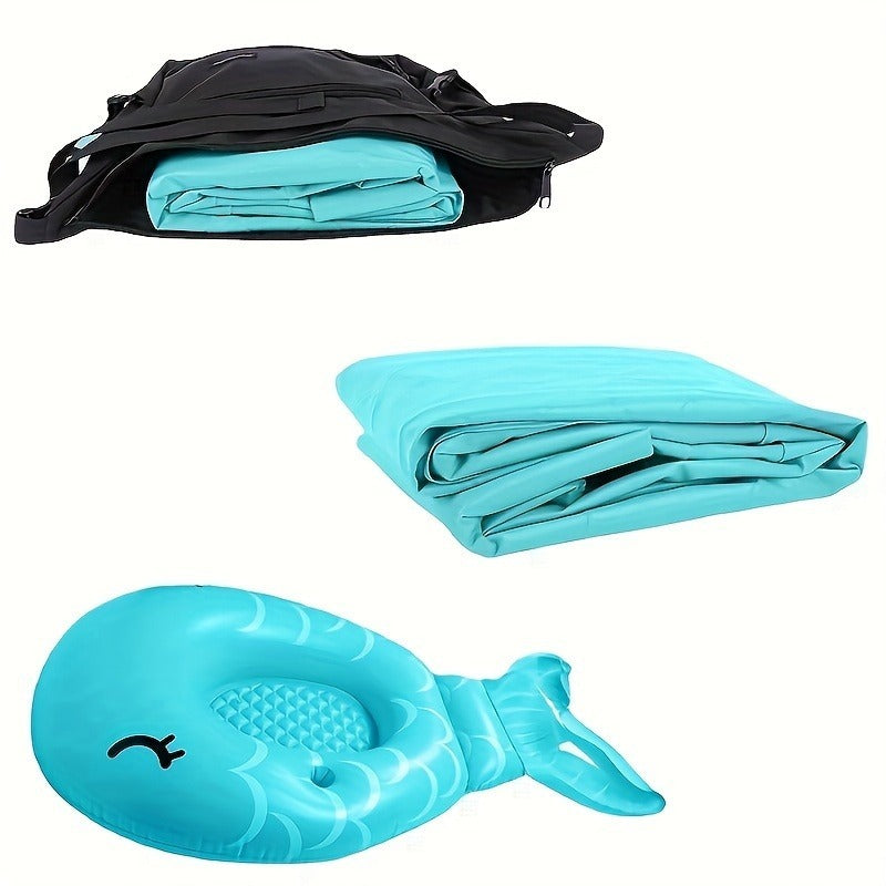 Cute Whale - shaped Inflatable Swimming Floa