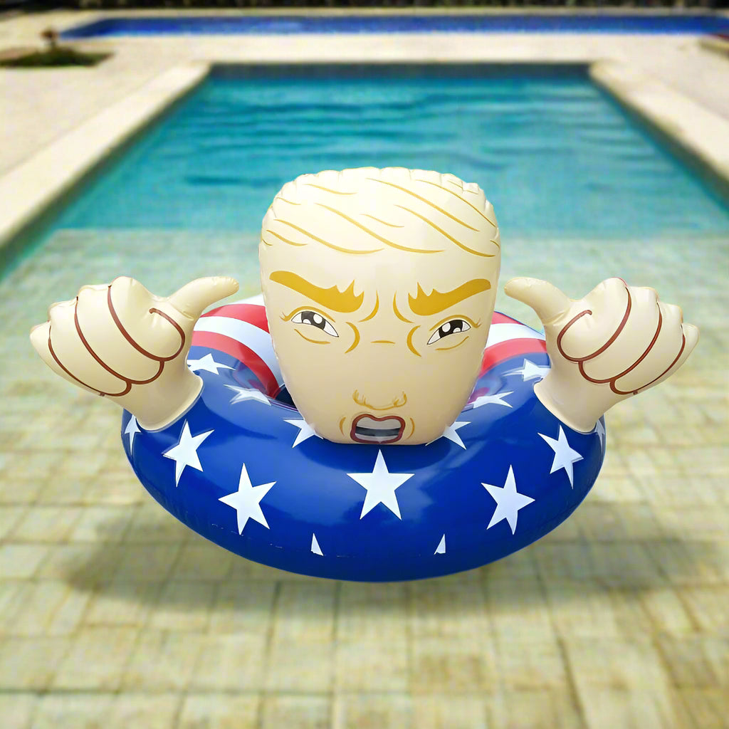 Trump Muscular Man Swimming Float