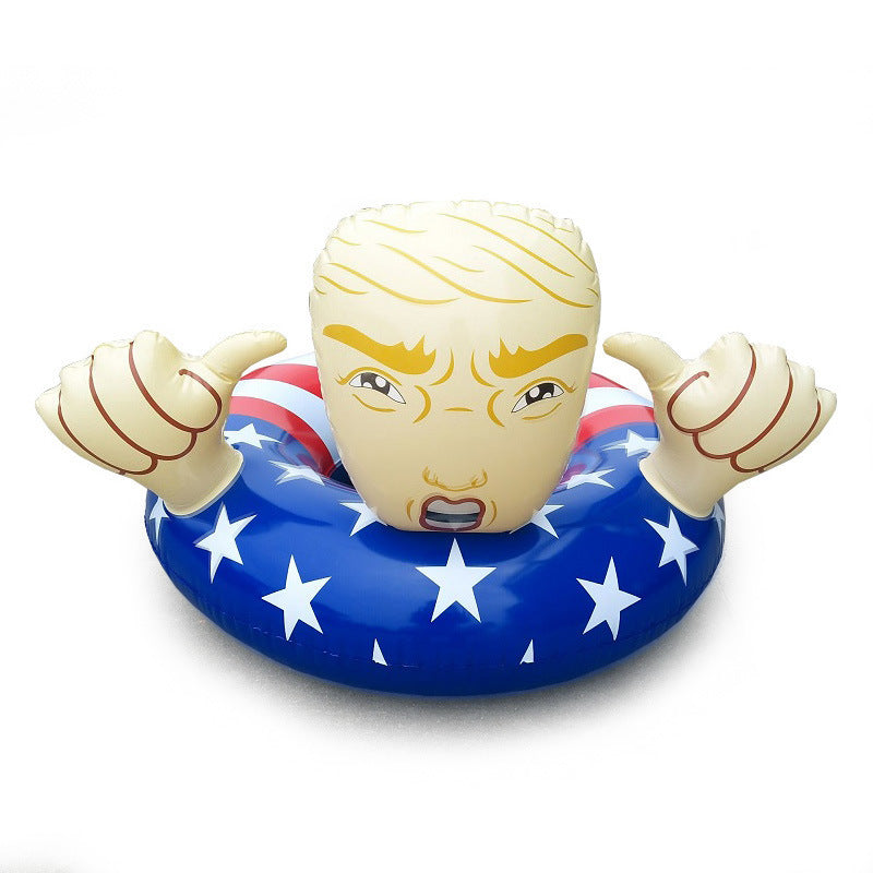 Trump Muscular Man Swimming Float