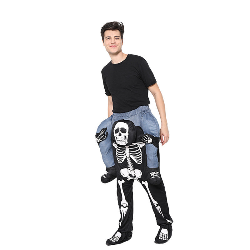 Unique Skeleton - Riding Costume: Stand Out at Halloween & Parties