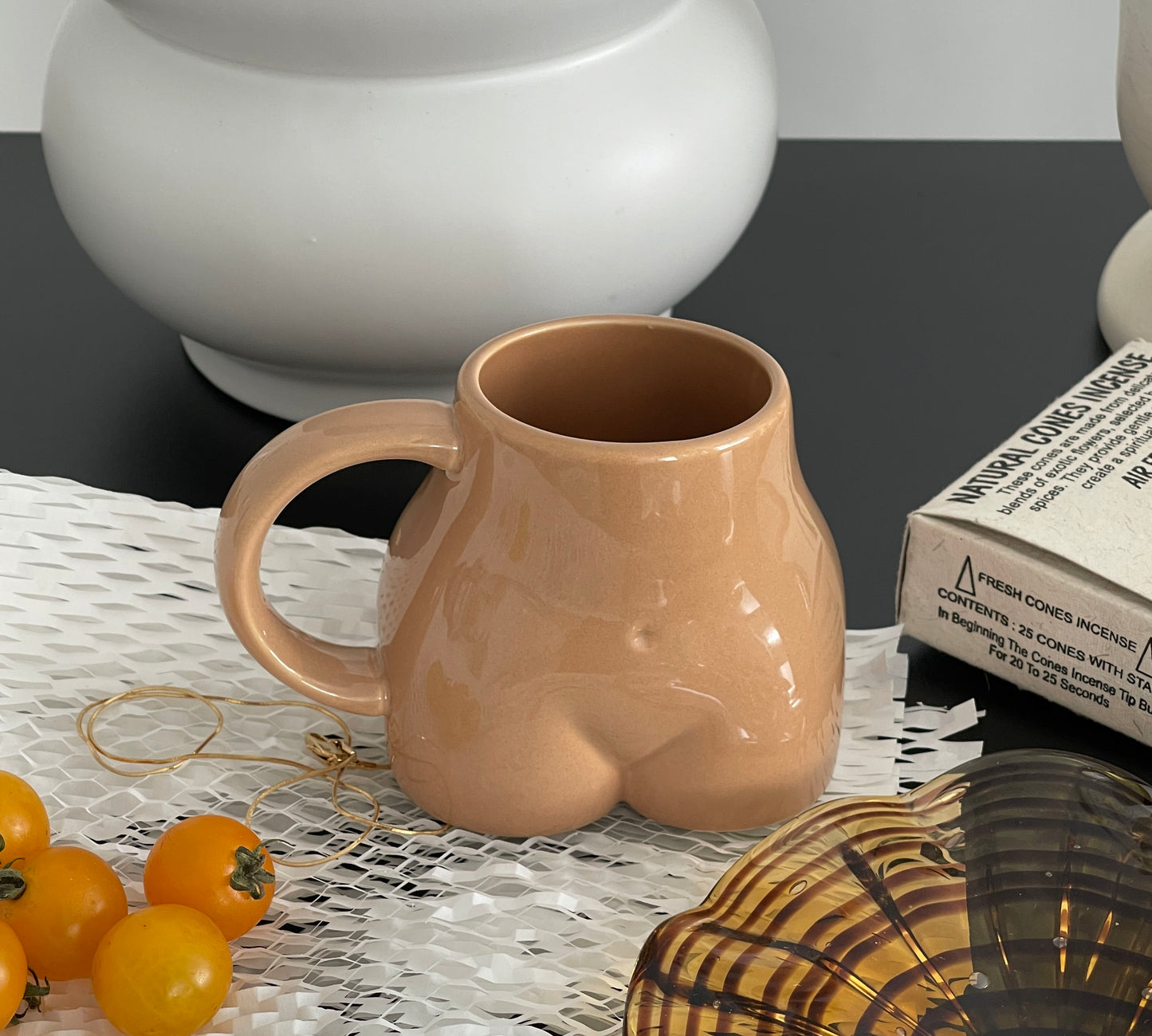 Ass Cup Creative Coffee Cup Ceramic Mug