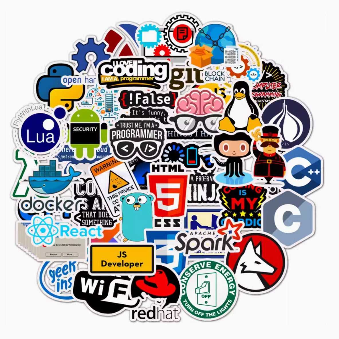 Cool Logo Stickers - Trendy Brand