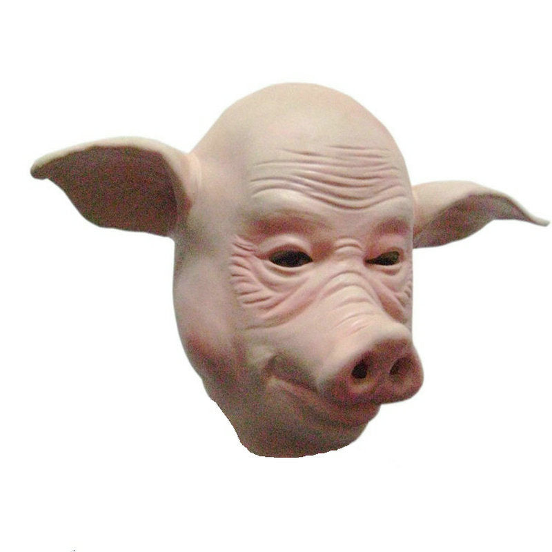 Bald Pig Mask Animal Headgear for Unbeatable Halloween & Event Fun