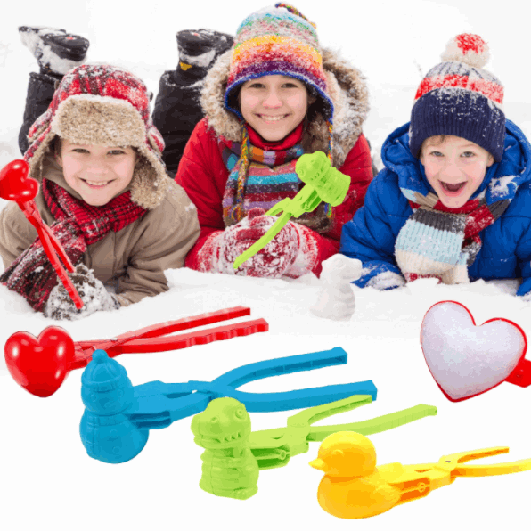 Cute Snowman Duck Dinosaur Shape Snowball Maker youcantbringitwithyou