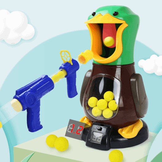 Novelty Shooting Toys with Light Hungry Shooting Duck youcantbringitwithyou