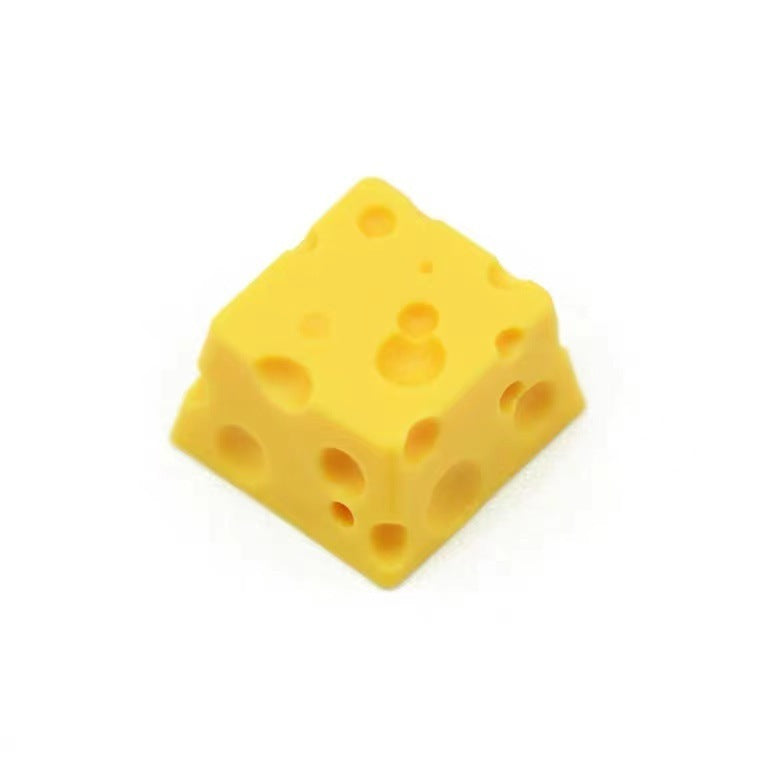 Cute Personality Resin Cheese  Keycaps