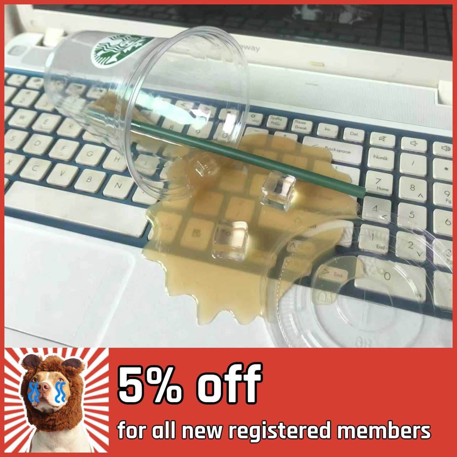 Overturned Coffee Cup Tricky Toy youcantbringitwithyou