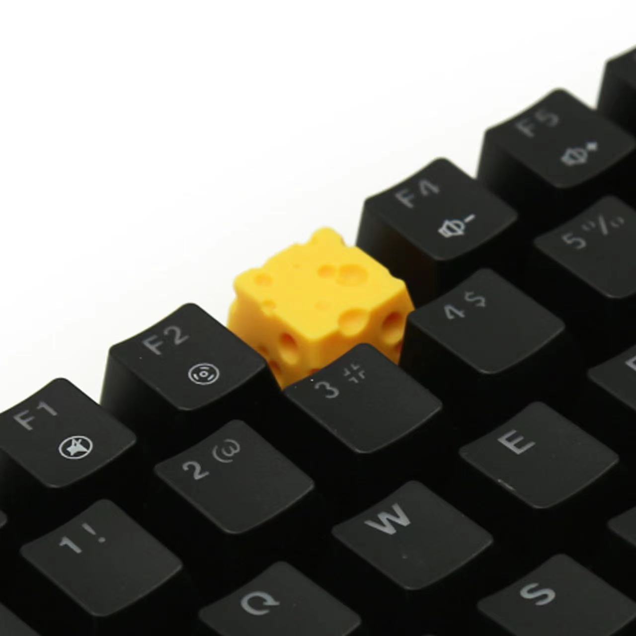 Cute Personality Resin Cheese  Keycaps