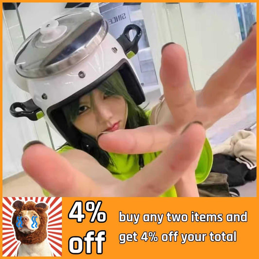 Electric Cooker Shape Cosplay Helmet with Mask