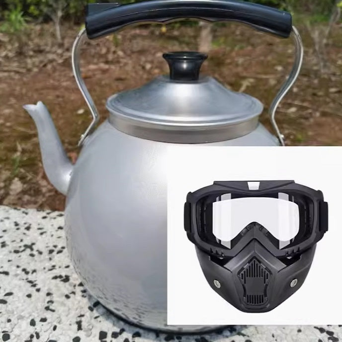 Teakettle Shape Cosplay Helmet with Mask
