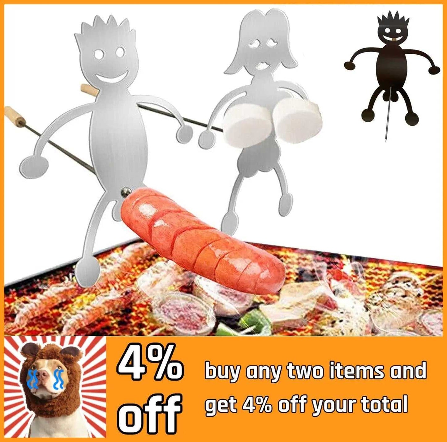 BBQ Forks Novelty Women Men Shaped youcantbringitwithyou