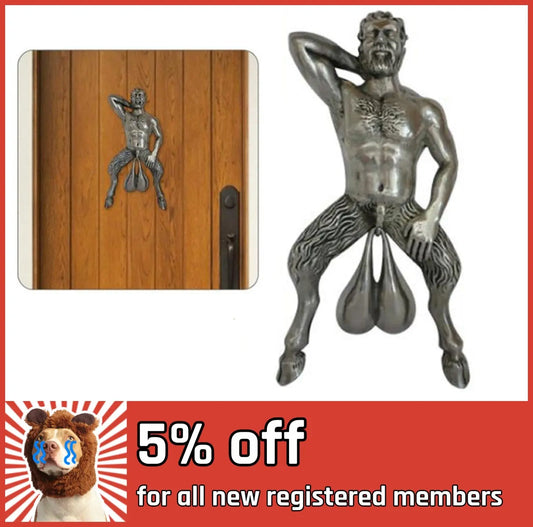 Resin Door Knocker With Balls Egg youcantbringitwithyou