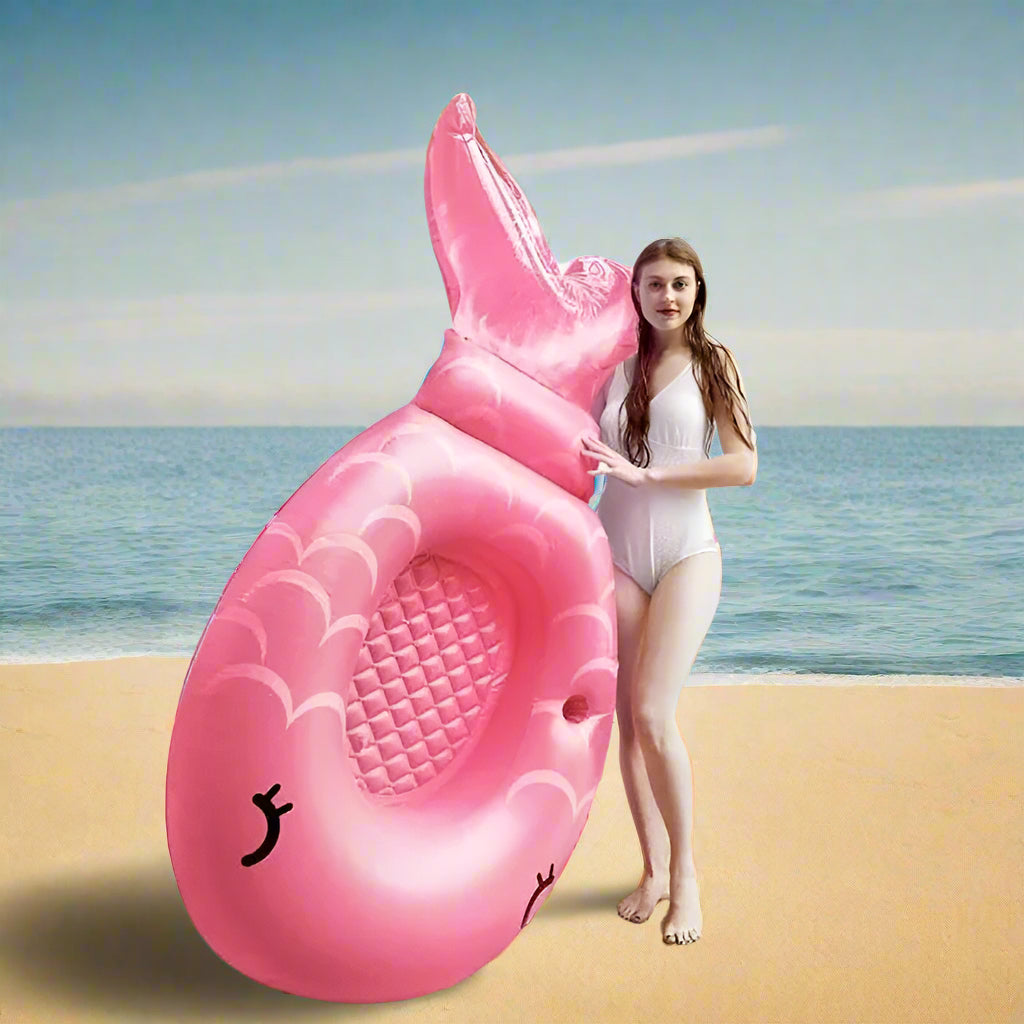 Cute Whale - shaped Inflatable Swimming Floa