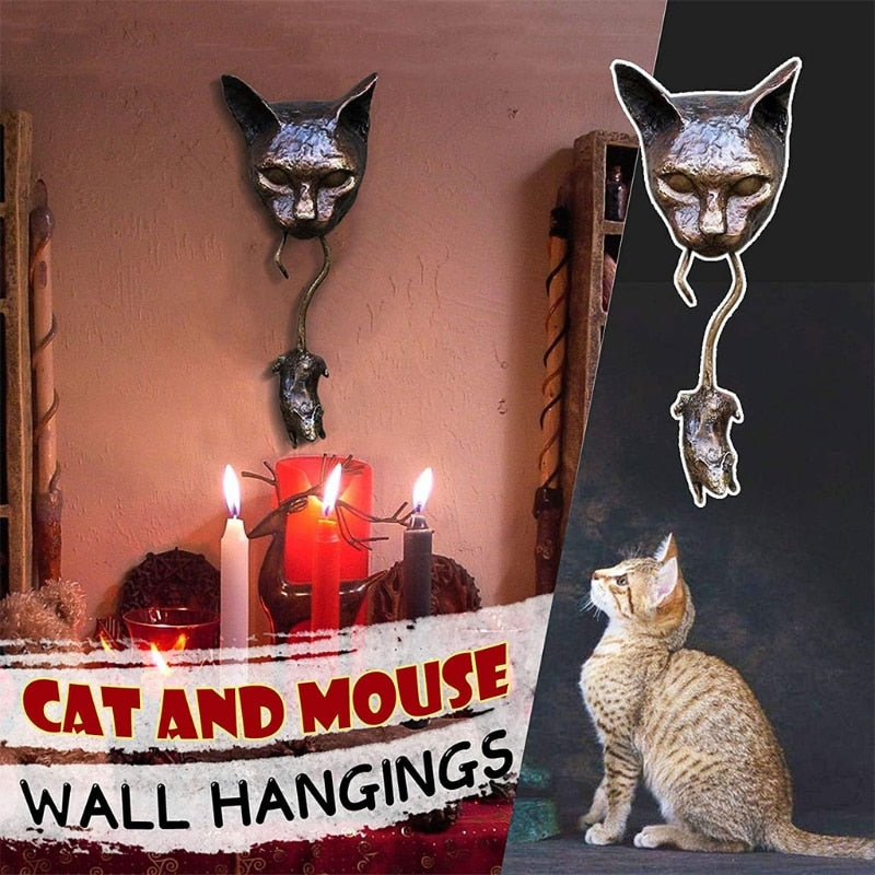 Wall Hangings Lovely Cat Door Knocker youcantbringitwithyou